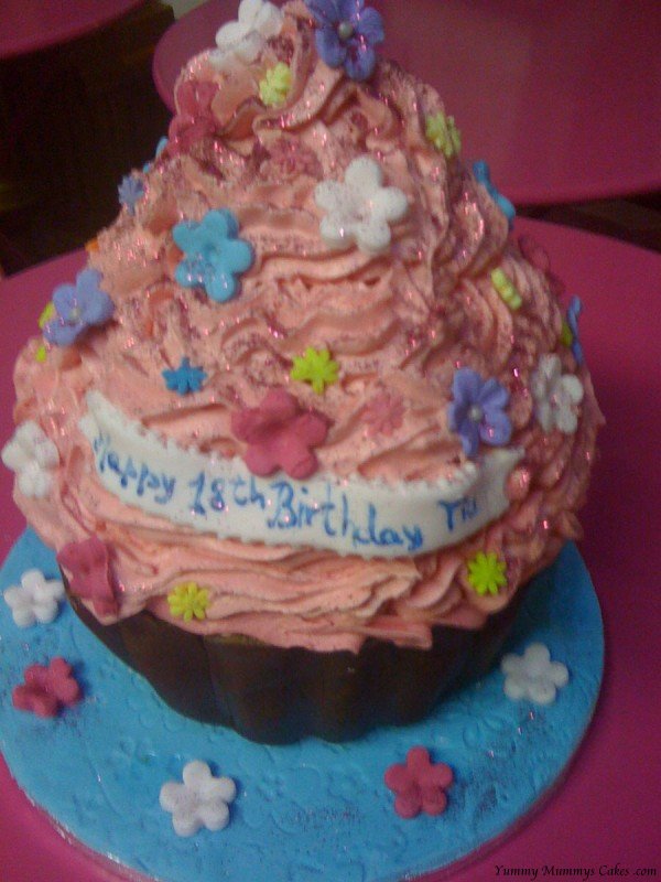 Giant cupcake